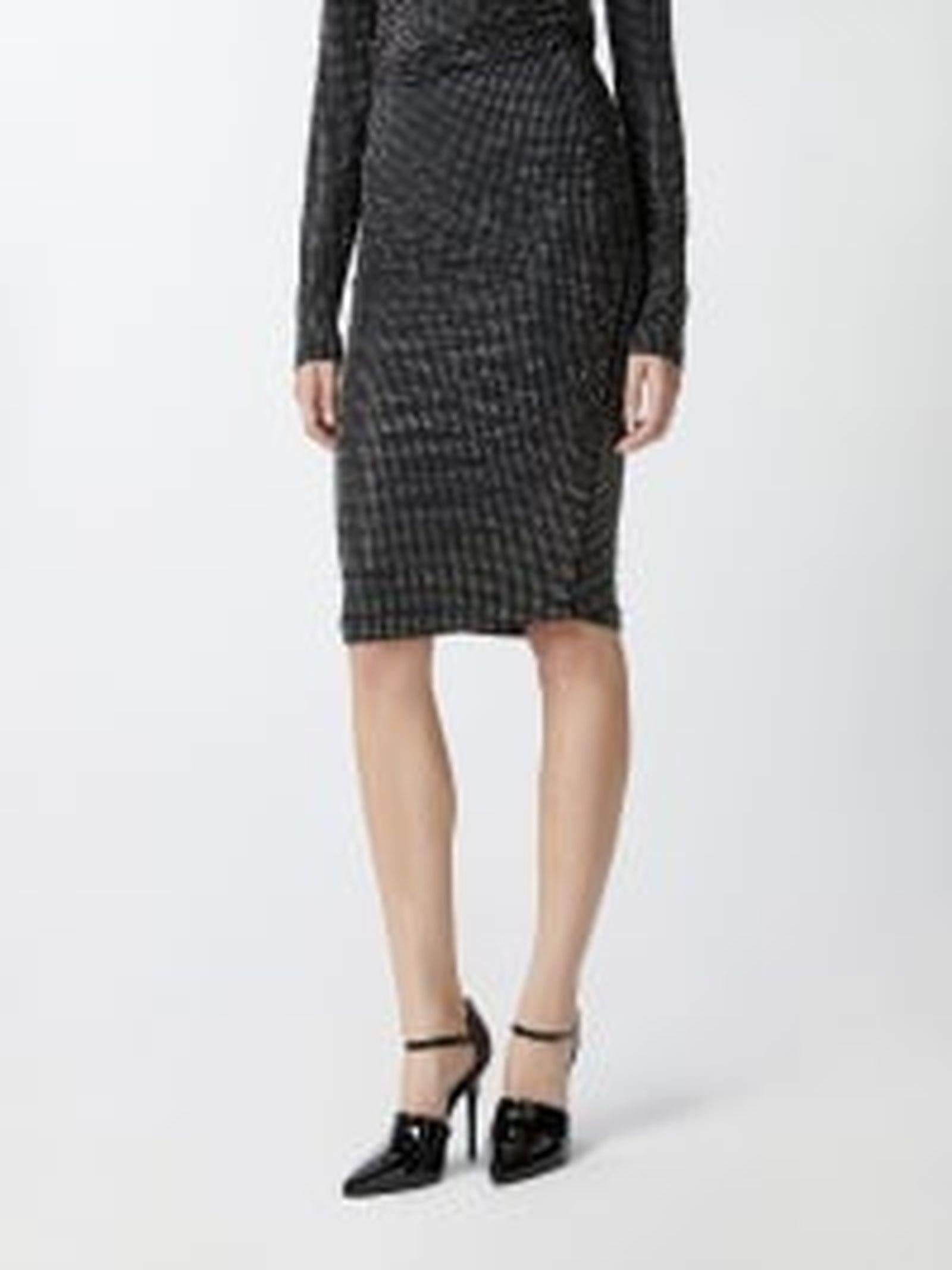 Gonna a matita con strass 104454-A288 Z99 PINKO 