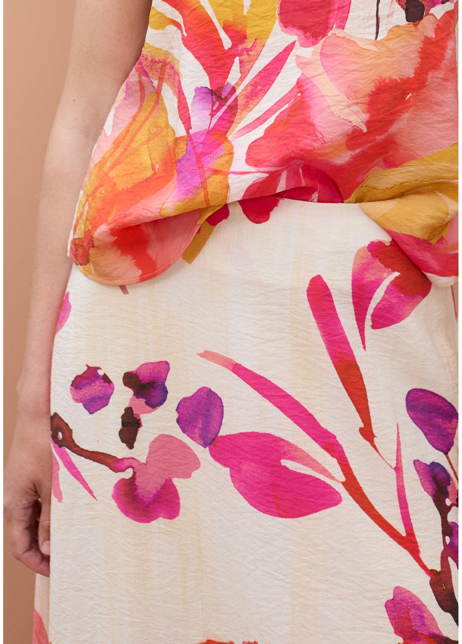 Gonna stampa floreale - Maite MS2608003 20Z MAITE 