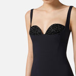 Abito con cristalli - Elisabetta Franchi AB83557E2 110 ELISABETTA FRANCHI 