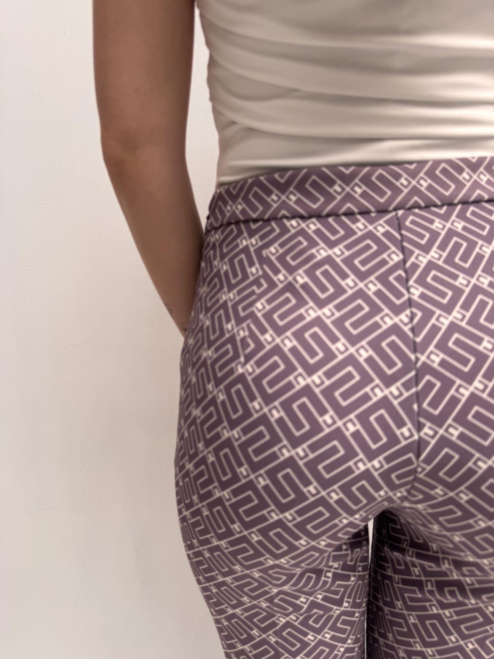 Pantalone logato - Elisabetta Franchi PA00636E2 BJ7 ELISABETTA FRANCHI 
