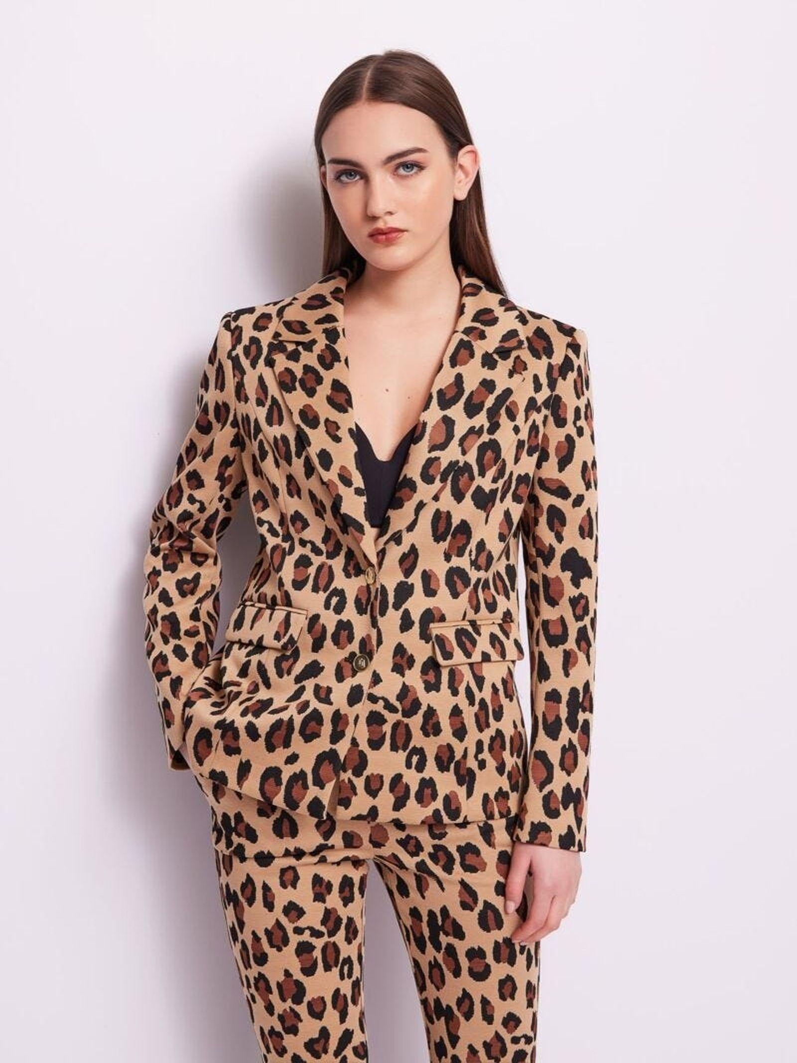 Giacca animalier jacquard 421BD34001 425018-01 GAUDI' 