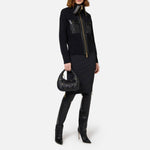 Gonna midi in doppio crèpe stretch GO04746E2 110 ELISABETTA FRANCHI 