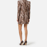Abito stampa alligatore - Elisabetta Franchi AB92761E2 644 ELISABETTA FRANCHI 