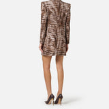 Abito stampa alligatore - Elisabetta Franchi AB92761E2 644 ELISABETTA FRANCHI 