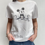 T-shirt girocollo Topolino -TopTee TP525 BIANCO TOP-TEE 