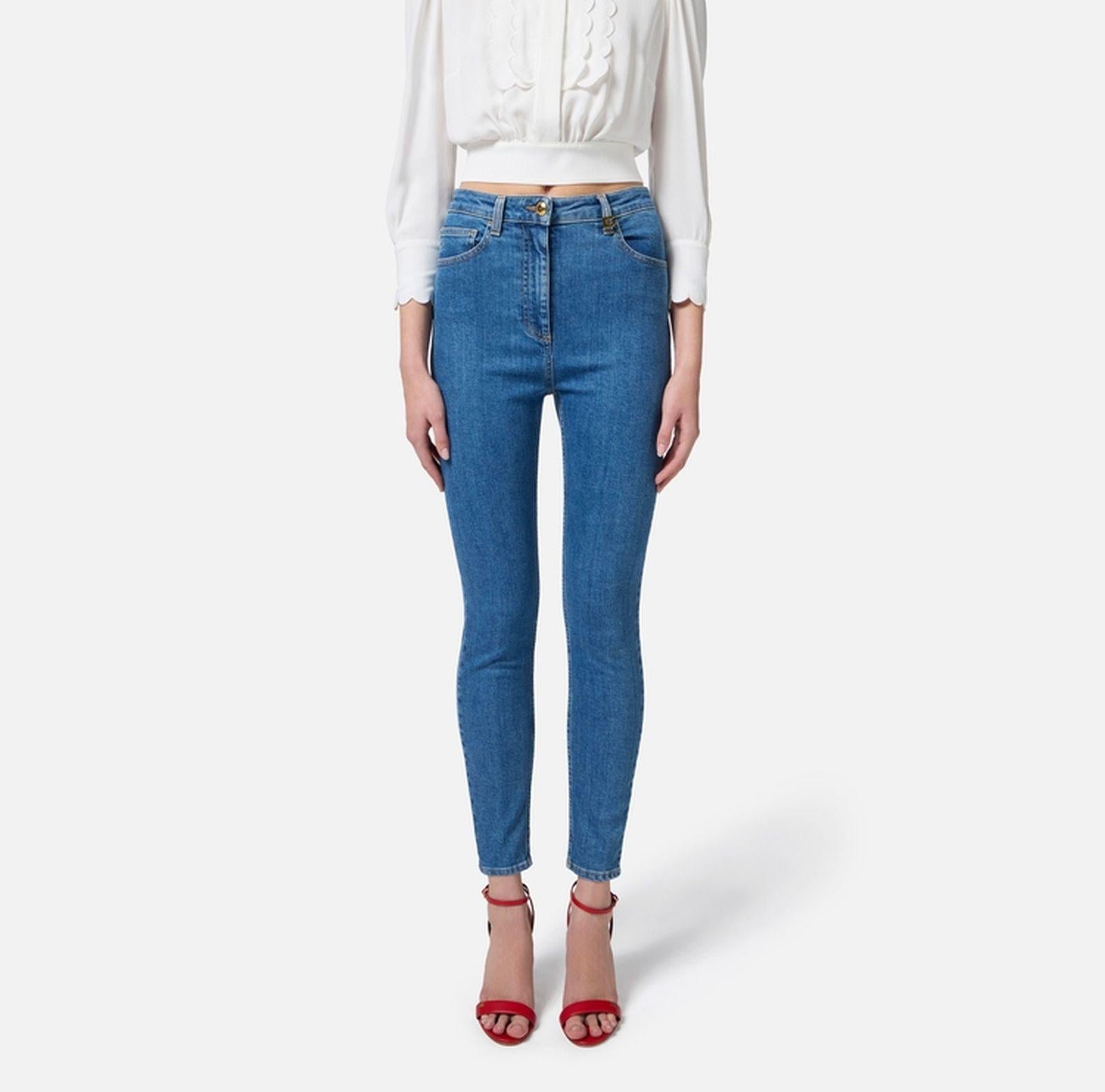 Jeans skinny vita alta - Elisabetta Franchi PJ86I51E2 192 ELISABETTA FRANCHI 
