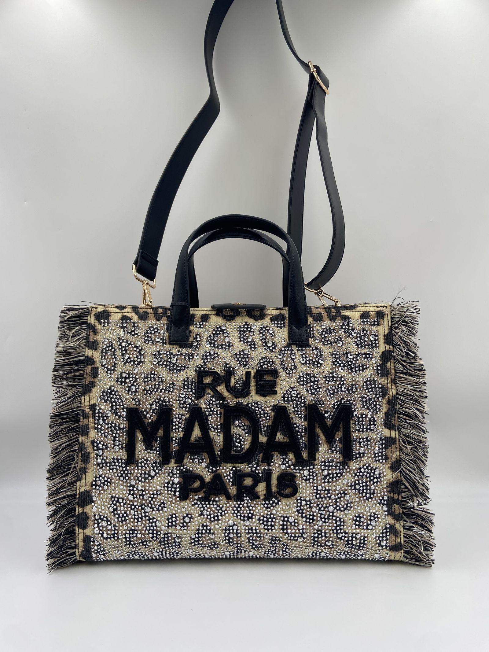 Borsa Casablanca Tote Leopard - Rue Madam Paris CASABLANCATOTE LEOPARD RUE MADAM PARIS 