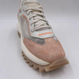 Running  allacciata bianca e rosa
