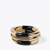 Pack braccialetti con elementi acrilici