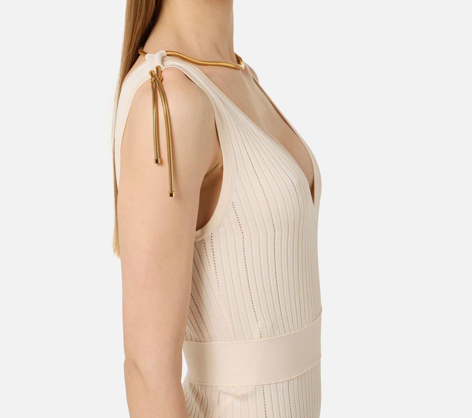 Abito in maglia à jour - Elisabetta Franchi AM18S61E2 193 ELISABETTA FRANCHI 