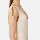 Abito in maglia à jour - Elisabetta Franchi AM18S61E2 193 ELISABETTA FRANCHI 