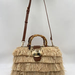 Borsa Riad Basket Frange - Rue Madam Paris RIADFRINGESBASKET FRANGENATURALE RUE MADAM PARIS 
