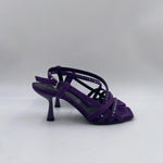 Sandalo scamosciato con strass 100670-A0NZ J11 PINKO 