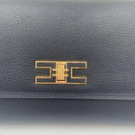 Baguette con tracolla e placca logo - Elisabetta Franchi BS32A51E2 110 ELISABETTA FRANCHI 