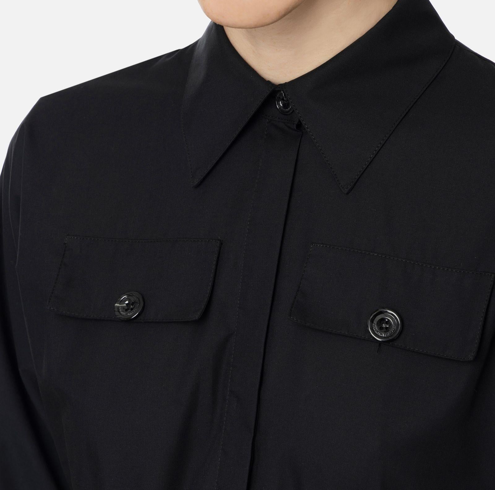 Camicia in popeline con fascione CA06446E2 110 ELISABETTA FRANCHI 