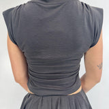 T-shirt arricciatura laterale - Eleh SS260173 MALVA ELEH 