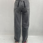Jeans mom fit con coulisse - Ofelia LAF264 GRIGIO OFELIA 