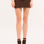 Minigonna in suede ADF400C 261 KONTATTO 