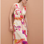 Abito con cintura e stampa floreale - Maite MS2616016 20Z MAITE 