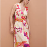 Abito con cintura e stampa floreale - Maite MS2616016 20Z MAITE 