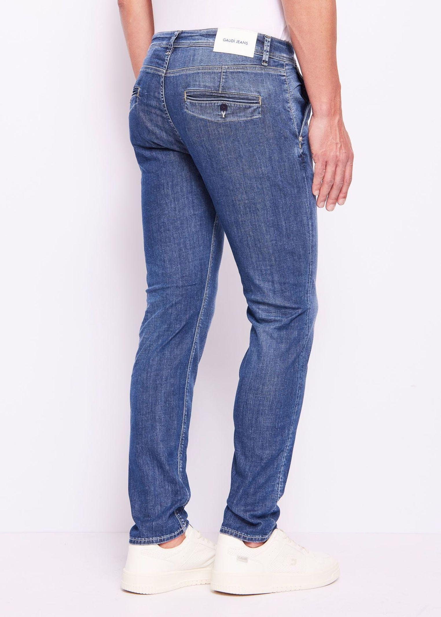 Jeans chino slim con lavaggio usato 511GU26015 00 GAUDI' 