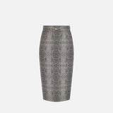Gonna stampa pitone - Elisabetta Franchi GO14157E2 110 ELISABETTA FRANCHI 