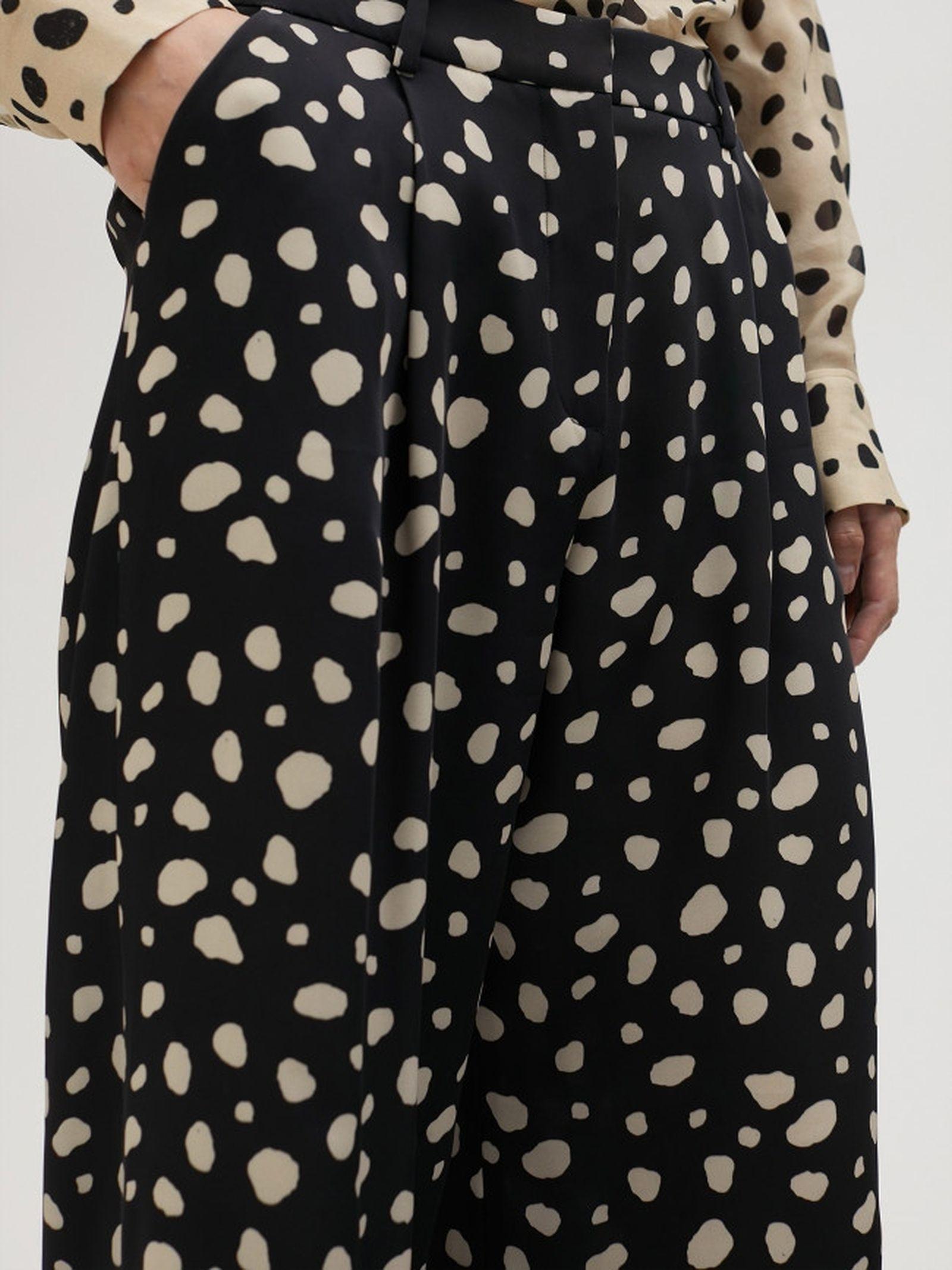 Pantalone palazzo a pois MS2514012 1N0 MAITE 