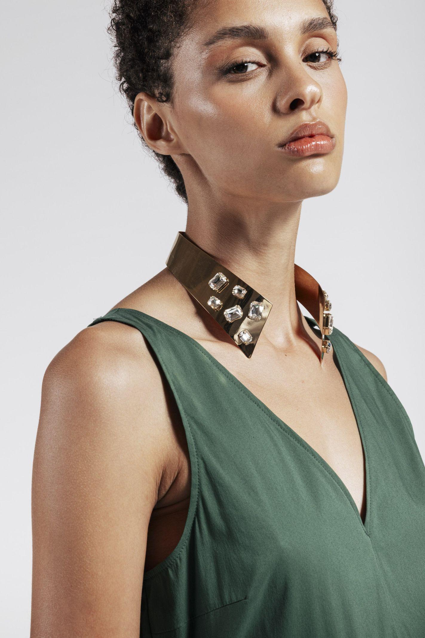 Collana con pietre cristallo DAUF95A8 31 CARLA G. 