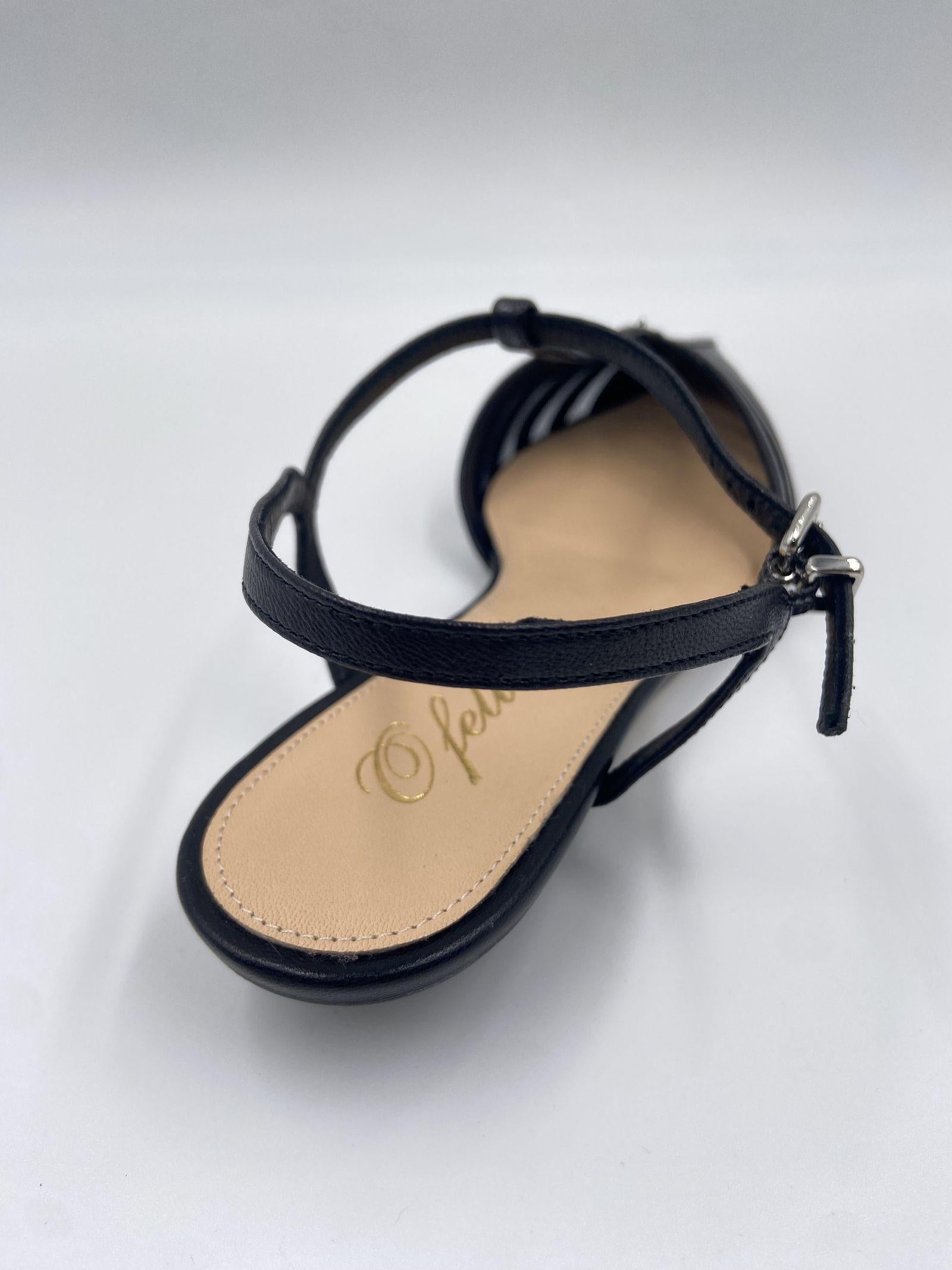 Slingback trasparente - Ofelia 3078 NERO OFELIA 