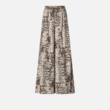 Pantalone ampio con stampa snake - Pinko 106963A3B1 CZ9 PINKO 