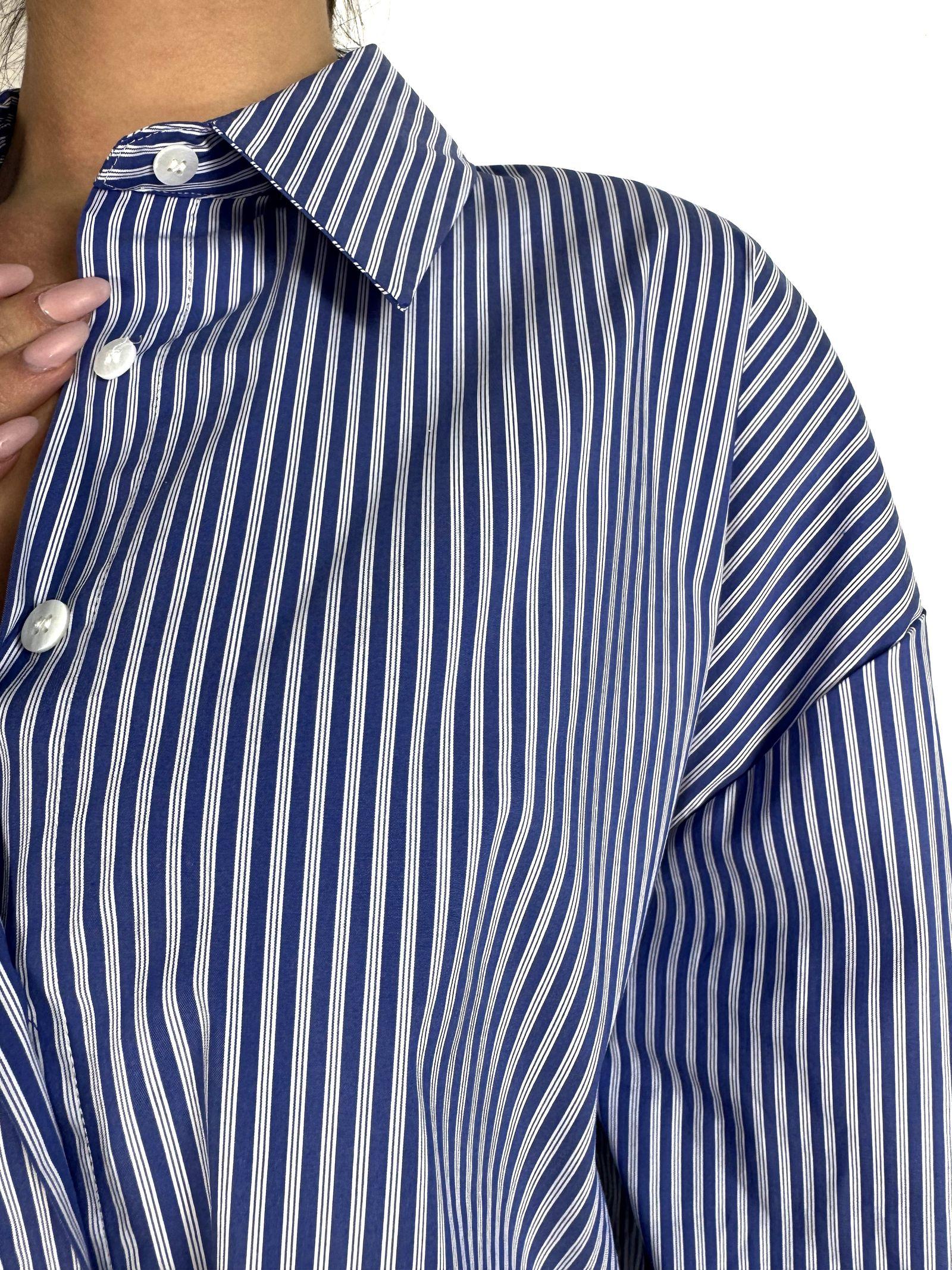 Camicia in popeline a righe - Eleh SS260034 BLU ELEH 