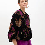 Bomber in velluto devorè MF2502016 22N MAITE 