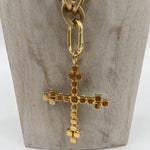 Ciondolo Croce Bizantina - Alevà BIZANTINA OROBIANCO ALEVA' 