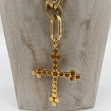 Ciondolo Croce Bizantina - Alevà BIZANTINA OROBIANCO ALEVA' 