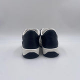 Sneakers in pelle logo bicolor