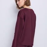 Felpa scollo a V 521BD64006 2416 GAUDI' 