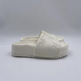 Ciabatta in lycra con platform