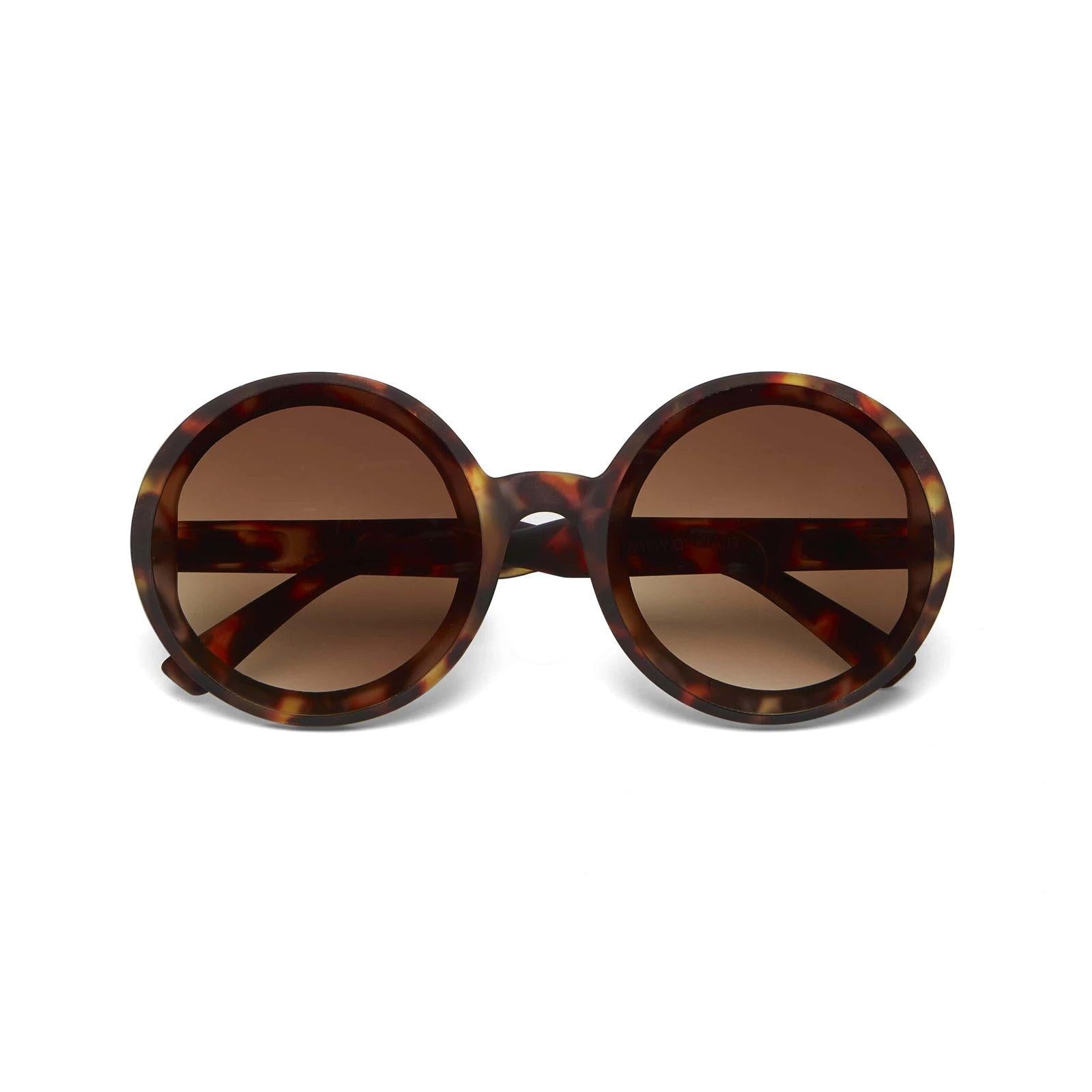 Occhiale da sole Round Monica OK014CH MACULATO OKKIA 
