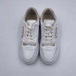 Sneakers tennis in pelle con dettagli metallizzati SS0049P035 ZHC PINKO 