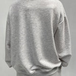 Felpa con orsetto A1287 GRIGIO OFELIA 