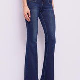 Jeans flare con mini tasche