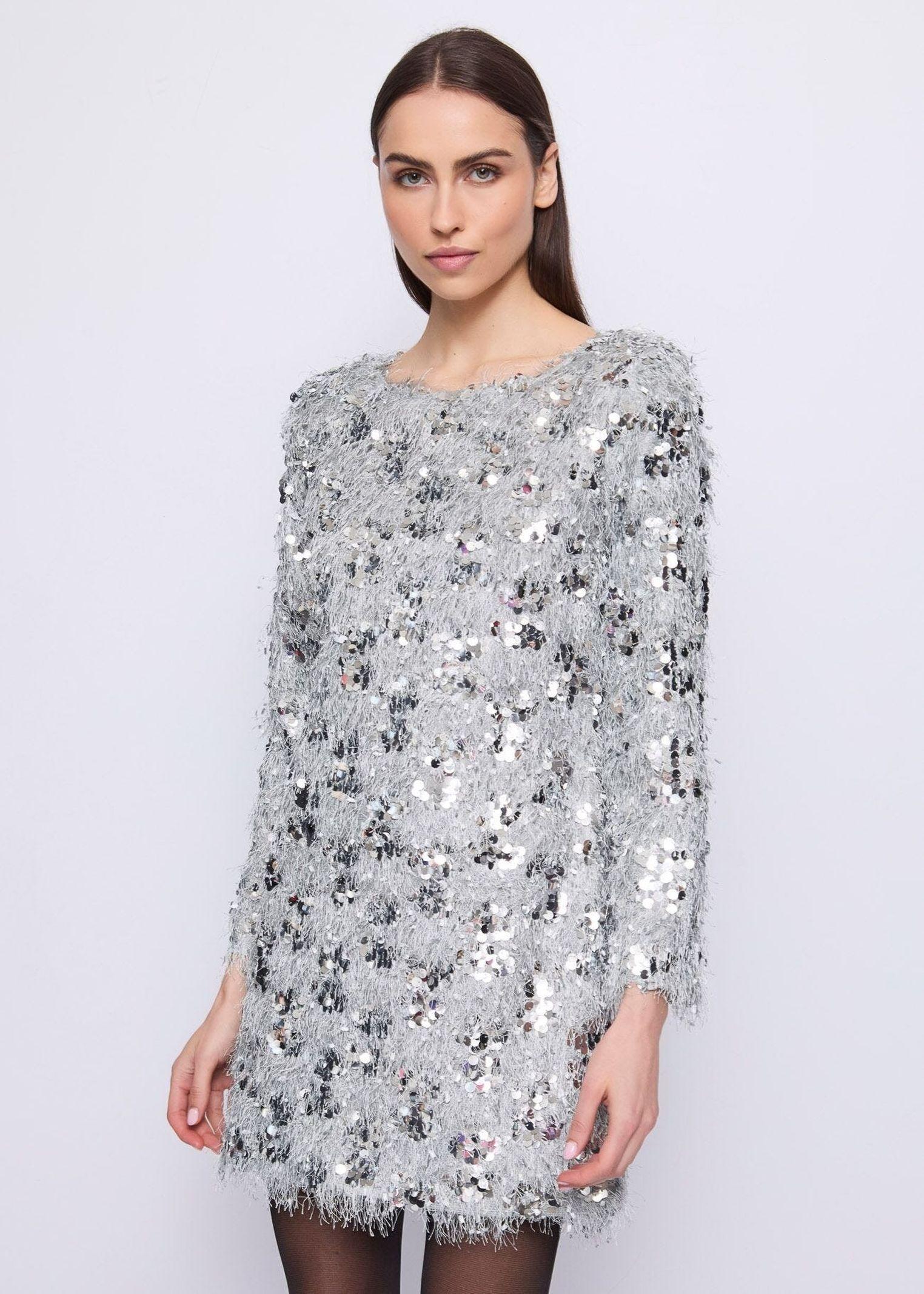 Abito con frange e paillettes 521FD14001 2045 GAUDI' 