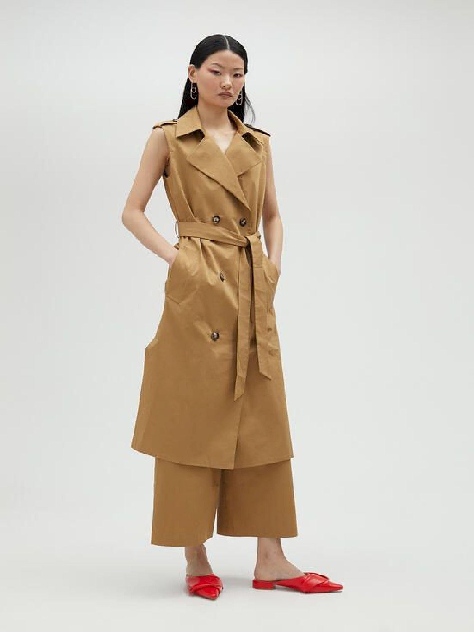 Abito gilet con cintura MS2516028 052 MAITE 