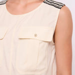 Top crop con tasconi 611BD45005 2131 GAUDI' 