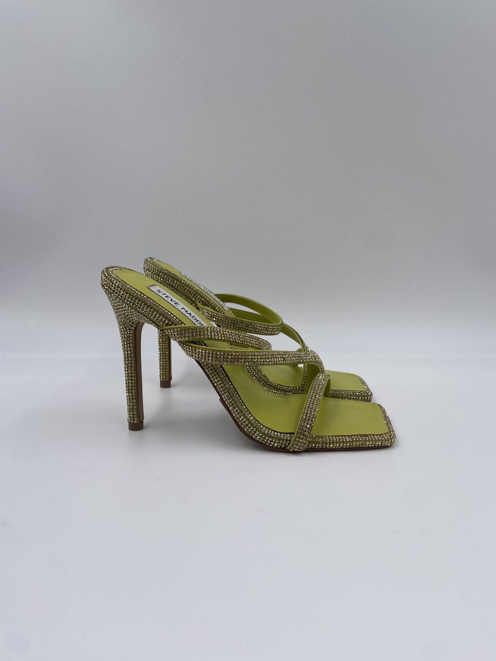Sandalo Annual con strass SMSANNUAL LIME STEVE MADDEN 