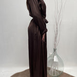 Abito manica lunga - Ofelia D1044 MORO OFELIA 