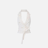 Gilet con fusciacca - Elisabetta Franchi GL00561E2 360 ELISABETTA FRANCHI 