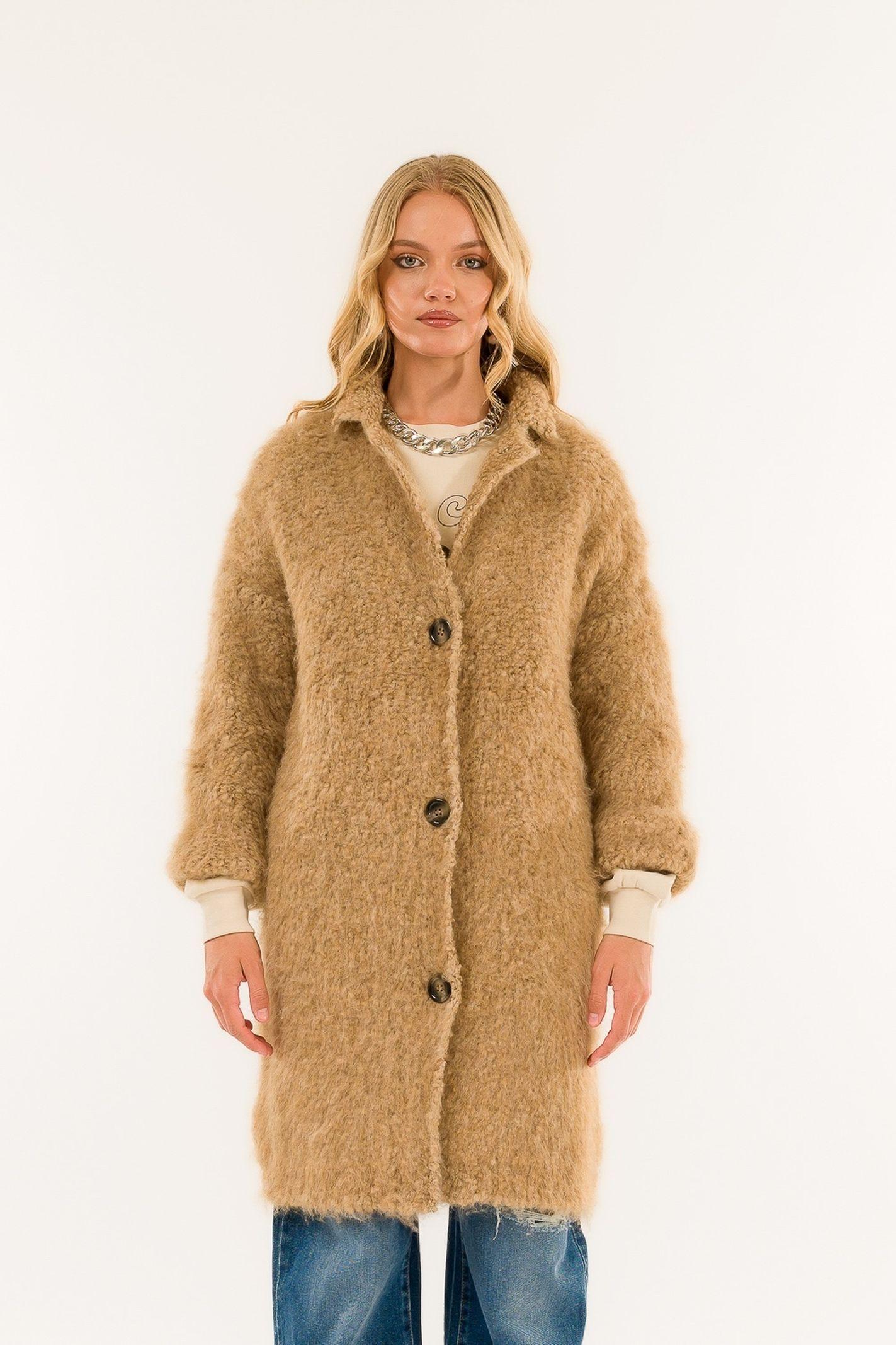 Cappottocon bottoni 3M0920C 117 KONTATTO 