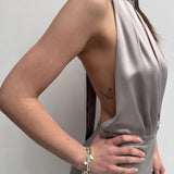 Abito con collo alto - Elisabetta Franchi AB58042E2 400 ELISABETTA FRANCHI 