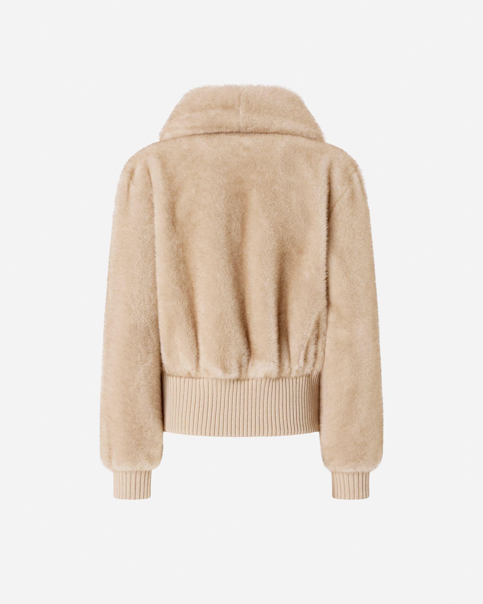 Giubbotto bomber pelliccia 105399A2PI C60 PINKO 
